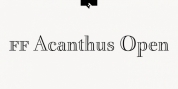 FF Acanthus Open font download