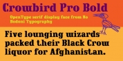 Crowbird font download