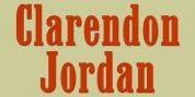 Clarendon Jordan font download