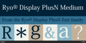 Ryo Display PlusN font download