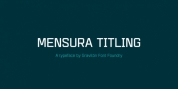 Mensura Titling font download