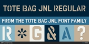 Tote Bag JNL font download
