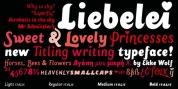 Liebelei Pro Italic font download