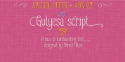 Gulyesa Script font download