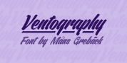 Ventography font download