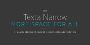 Texta Narrow font download