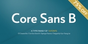Core Sans B font download