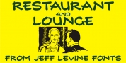 Restaurant And Lounge JNL font download