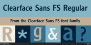 Clearface Sans FS font download