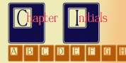 Chapter Initials font download