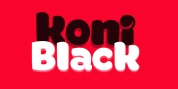 Koni Black font download