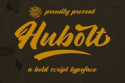Hubolt font download