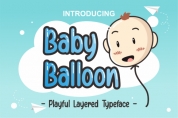 Baby Balloon font download