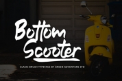 Bottom Scooter font download