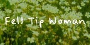 Felt Tip Woman font download