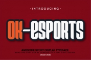 Ok-Esports font download