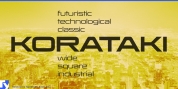 Korataki font download