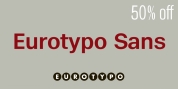 Eurotypo Sans font download