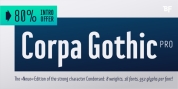 BF Corpa Gothic Pro font download