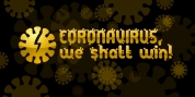 Coronavirus font download