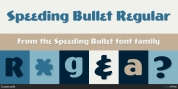 Speeding Bullet font download