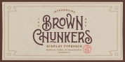 Brown Chunkers font download