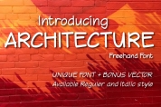 Architecture font download