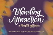 Blending Attraction font download