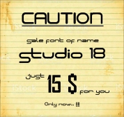 Studio 18 font download
