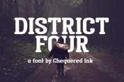 District Four font download
