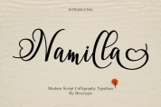 Namilla Script Duo font download