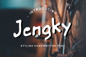 Jengky Font font download