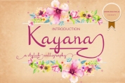 Kayana Script font download