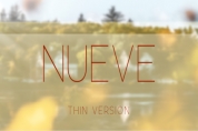 Nueve Thin font download