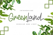 Greenland Duo font download