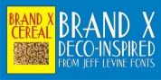 Brand X JNL font download