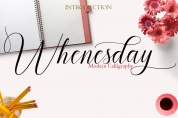 Whenesday font download