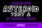 Asteroid 7337 font download