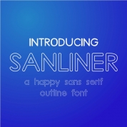 Sanliner font download