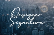 Designer Signature font download