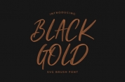 Black Gold font download