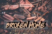 Broken Home font download