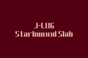 J-LOG Starkwood Slab font download