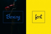 Boxing Font font download