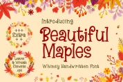 Beautiful Maples font download