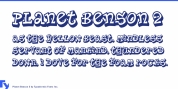 Planet Benson 2 font download
