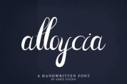 Alloycia font download