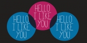 Hello I Like You font download