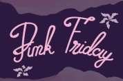 Pink Friday font download