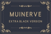 Muinerve Extra Black font download